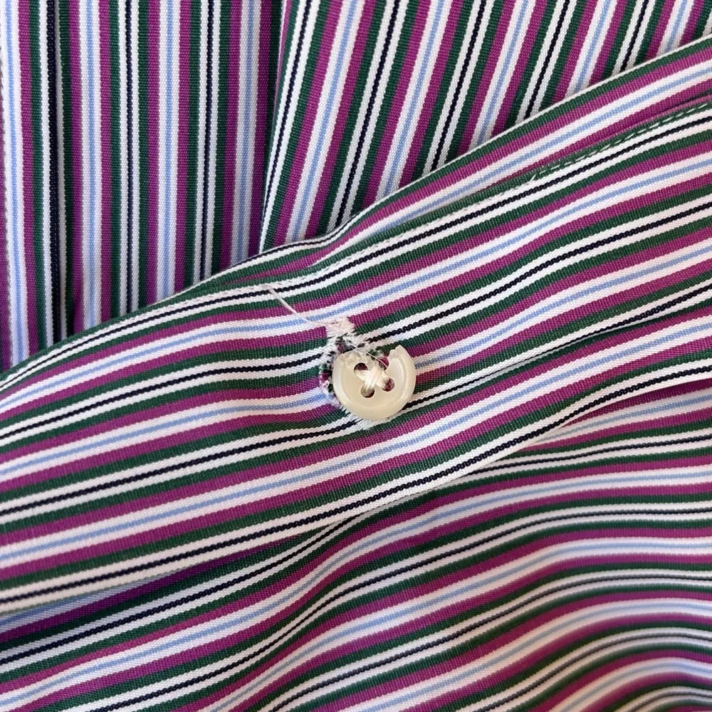 Ralph Lauren‎ Men’s Classic Fit Button Down Shirt Striped Size 16.5 32/33